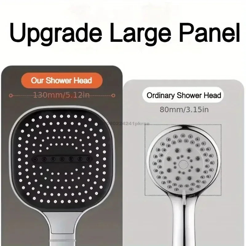 3-Modes High Pressure Shower Head