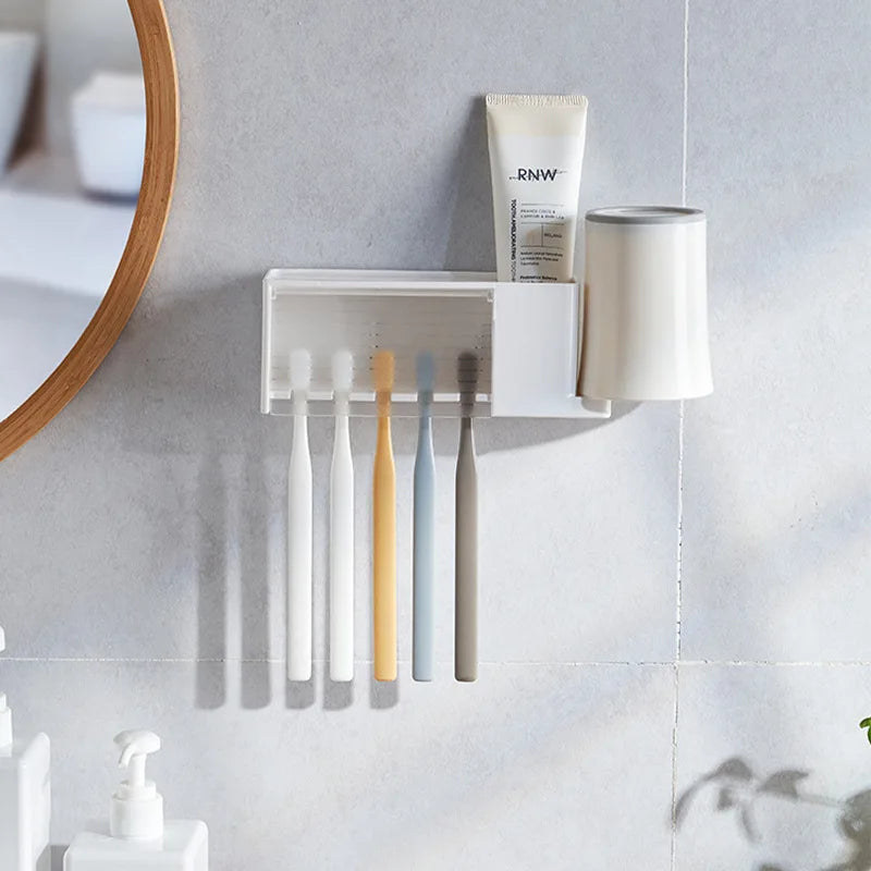Toothbrush Holder Suction Cup storage wall mount